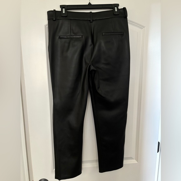 Zara Faux Leather Pants - Picture 3 of 5